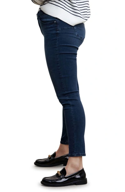 Mango Low Rise Skinny Jeans In Open Blue