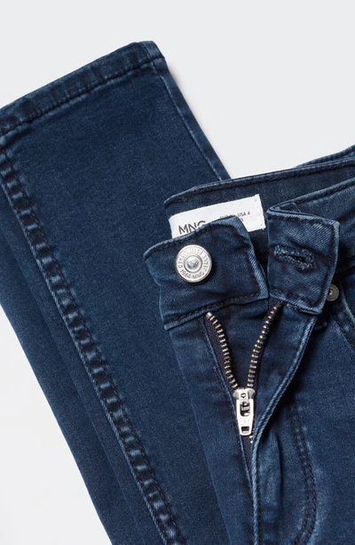 Mango Low Rise Skinny Jeans In Open Blue