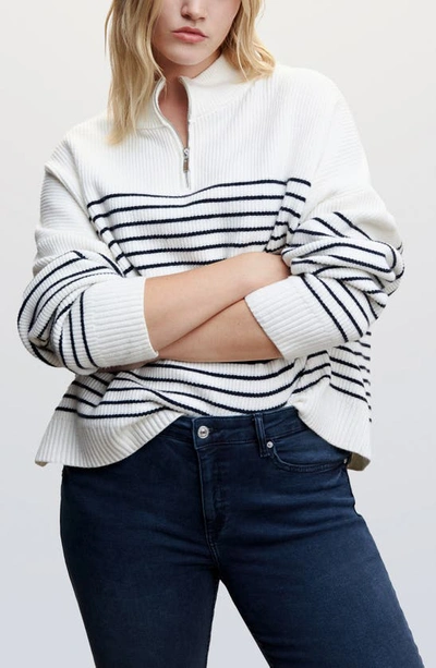 Mango Low Rise Skinny Jeans In Open Blue