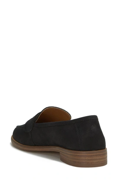 Shop Lucky Brand Parmin Penny Loafer In Black Acanbk