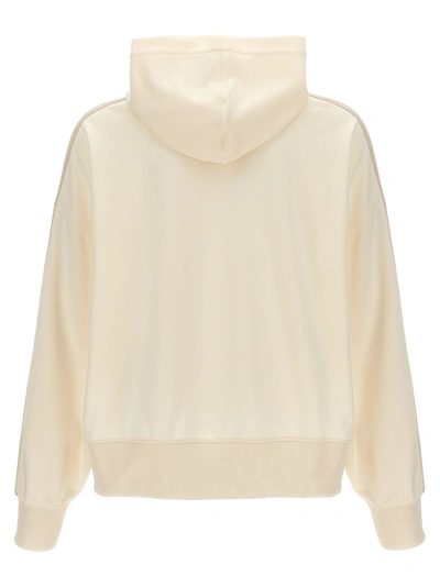 Shop Palm Angels Monogram Sweatshirt White/black