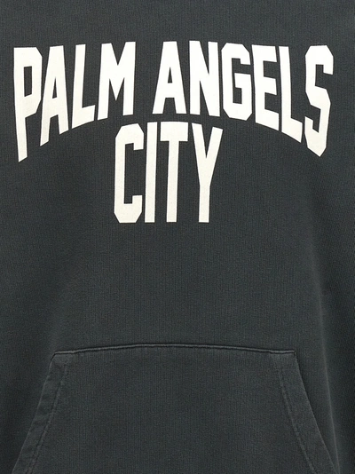 Shop Palm Angels Pa City Sweatshirt Gray