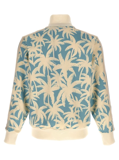 Shop Palm Angels Palms Sweatshirt Light Blue