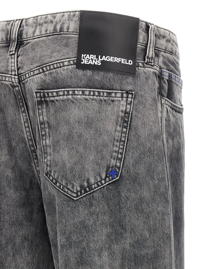 Shop Karl Lagerfeld Relaxed Jeans Gray