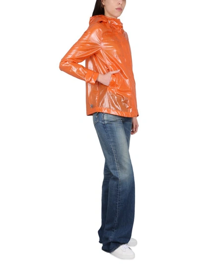 Shop Colmar Waxed Jacket In Orange