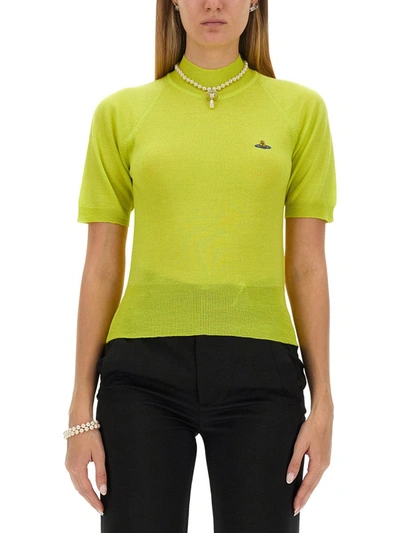 Shop Vivienne Westwood Bea Shirt In Yellow