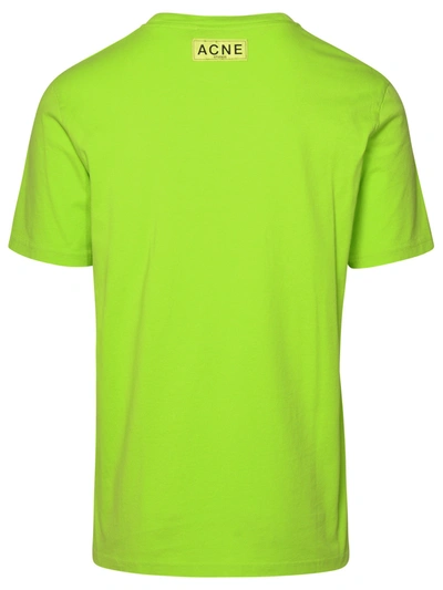 Shop Acne Studios Man  Green Cotton T-shirt