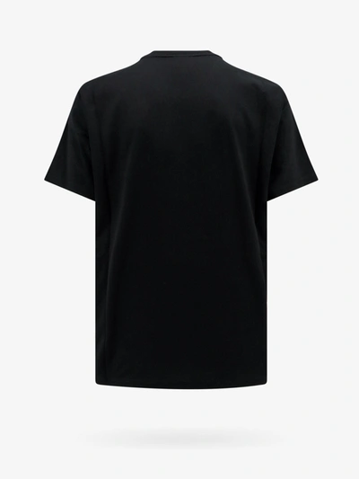 Shop Burberry Man T-shirt Man Black T-shirts