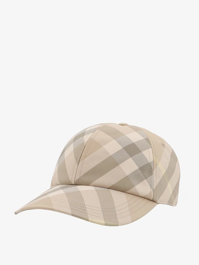 Shop Burberry Woman Hat Woman Beige Hats In Cream