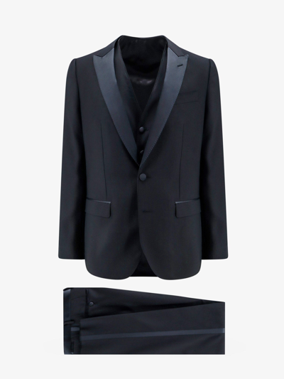 Shop Dolce & Gabbana Man Tuxedo Man Blue Suits