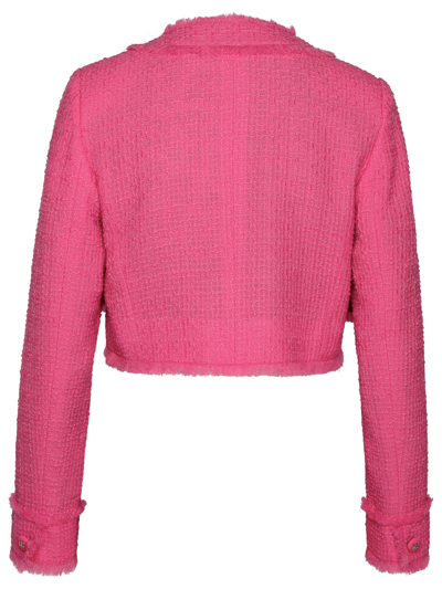 Shop Dolce & Gabbana Woman  Pink Wool Jacket