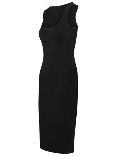 Shop Dolce & Gabbana Woman  Black Viscose Dress