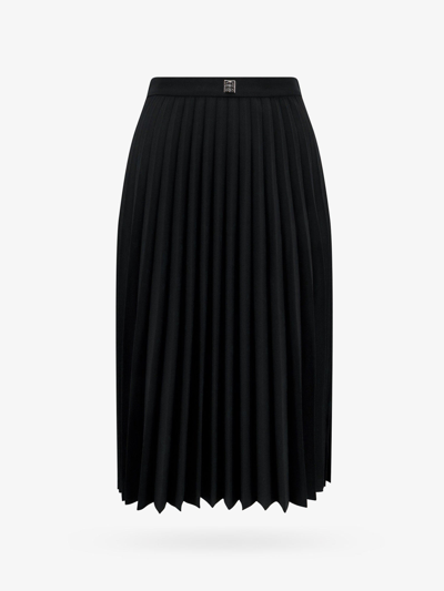Shop Givenchy Woman Skirt Woman Black Skirts