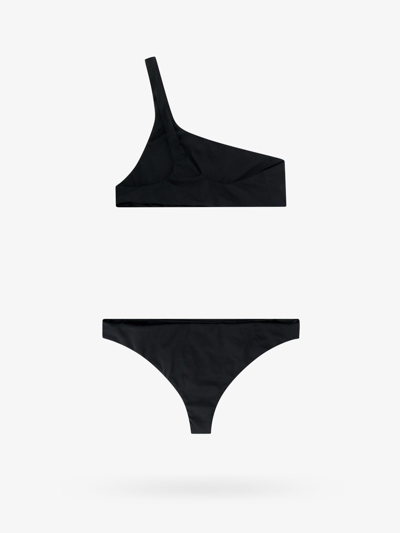 Shop Off-white Off White Woman Bikini Woman Black Swimwear