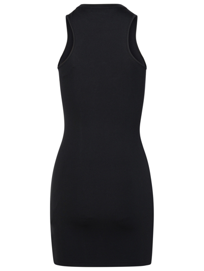 Shop Off-white 'rowing' Black Polyamide Dress Woman
