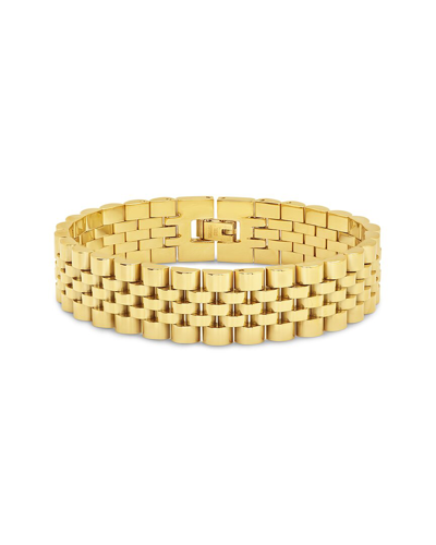 Sterling Forever 14k Plated Chunky Chain Watch Band