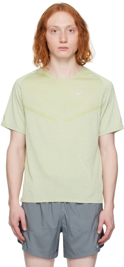 Shop Nike Green Technit Ultra T-shirt In Olive Aura/sea Glass