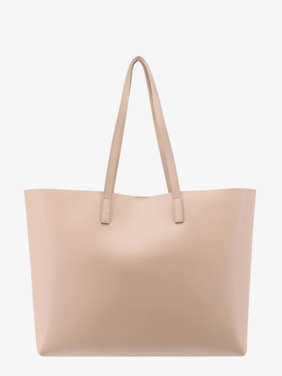 Shop Saint Laurent Woman Shoulder Bag Woman Beige Shoulder Bags In Cream