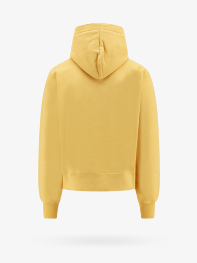 Shop Saint Laurent Woman Sweatshirt Woman Yellow Sweatshirts