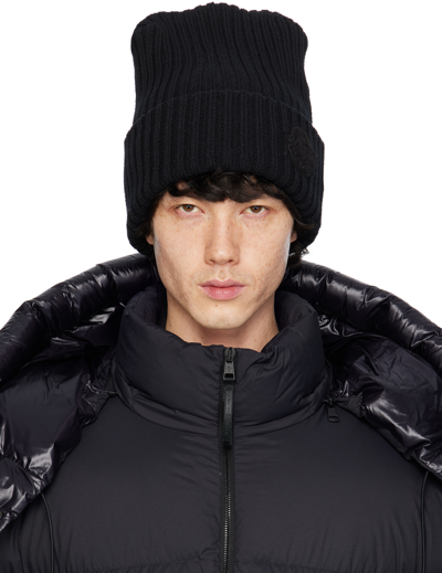 Shop Moncler Genius Moncler X Roc Nation Black Beanie