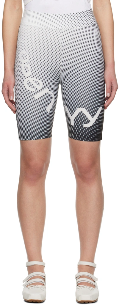 Open Yy Ssense Exclusive Black & White Sports Shorts In Black