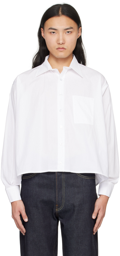 Shop Carson Wach White S2 Shirt In Pearl White