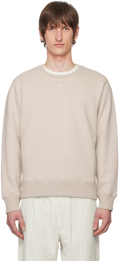 Shop Craig Green Beige Hole Sweatshirt In Ecru