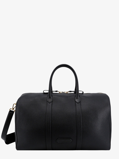 Shop Tom Ford Man Duffle Bag Man Black Travel Bags