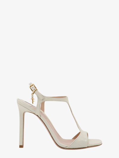 Shop Tom Ford Woman Sandals Woman White Sandals
