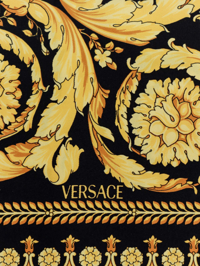 Shop Versace Man Foulard Man Black Scarves