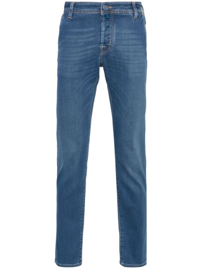 Shop Jacob Cohen `lenny` 5-pocket Jeans In Blue