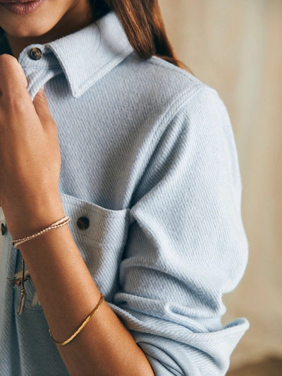 Faherty Legend&trade; Sweater Shirt In Ice Blue Twill