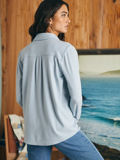 Faherty Legend&trade; Sweater Shirt In Ice Blue Twill