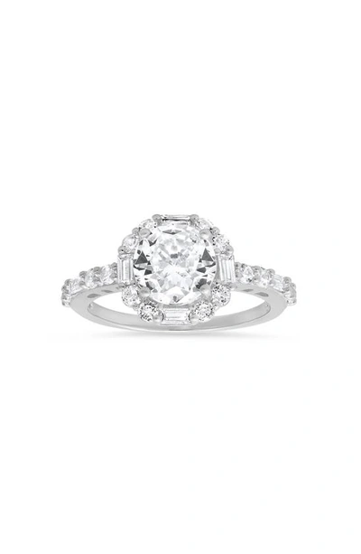 Queen Jewels Cubic Zirconia Ring In Silver