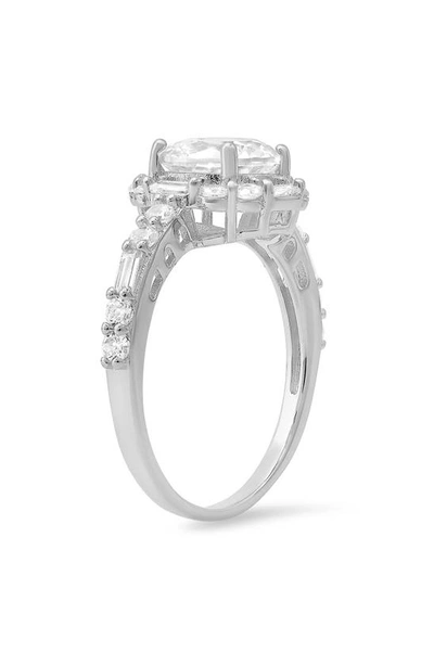 Queen Jewels Cubic Zirconia Ring In Silver