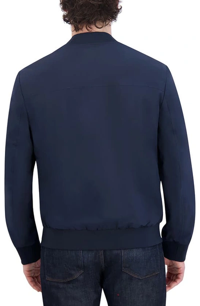 Cole Haan Bomber Jacket In Ink