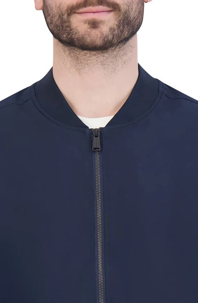 Cole Haan Bomber Jacket In Ink