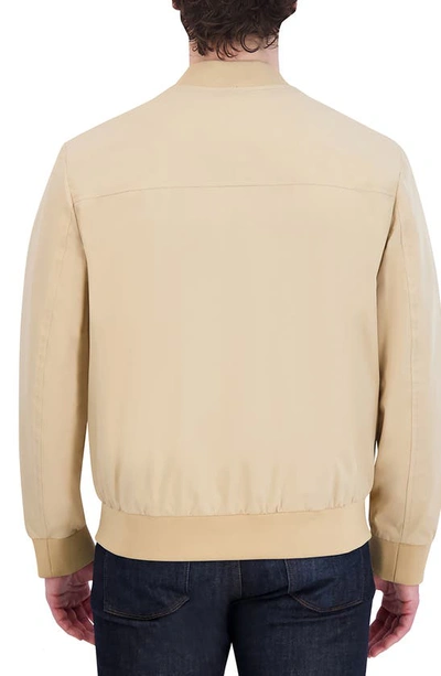 Shop Cole Haan Bomber Jacket In Khaki