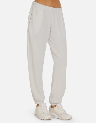 Lauren Moshi Chantria Gold Eyelets In Milk