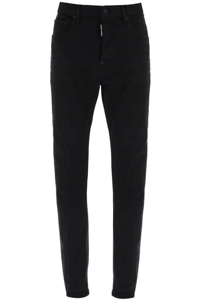 Shop Dsquared2 Bull Wash 642 Fit Jeans In Black