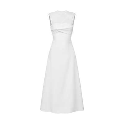 Shop Tonyy Pleating Shoulder In White