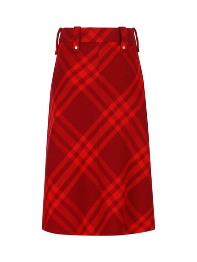 Shop Burberry Skirts In Ripple Ip Check