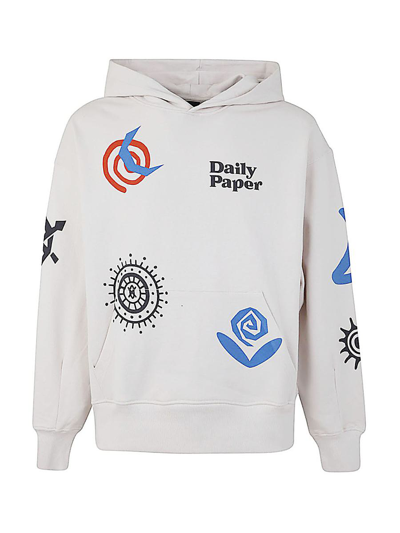 Shop Daily Paper Puscren Hoodie Clothing In White