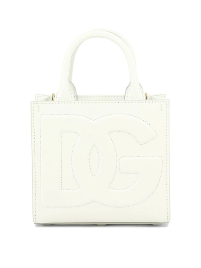 Shop Dolce & Gabbana "dg Daily" Shoulder Bag In White