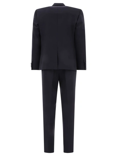 Shop Dolce & Gabbana Three-piece Suit In Blue