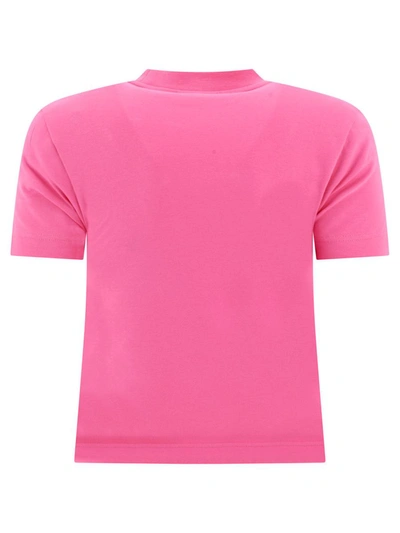 Shop Jacquemus "le T-shirt Gros Grain" T-shirt In Pink