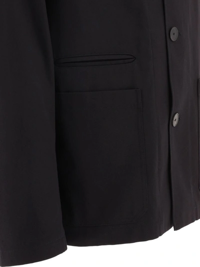 Shop Lanvin Cocoon Overshirt In Black