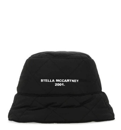 Shop Stella Mccartney Hat In Black/khaki