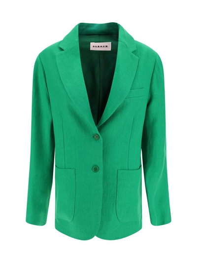 Shop P.a.r.o.s.h . Blazers & Vests In Verde