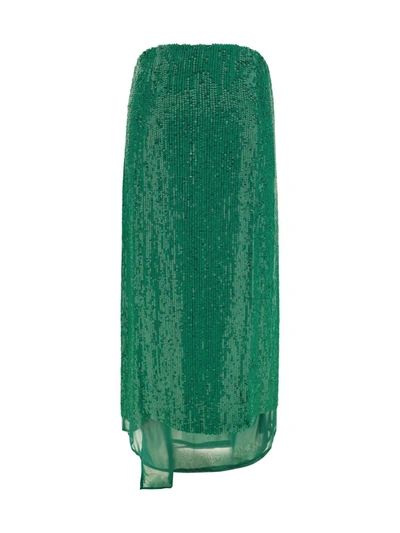 Shop P.a.r.o.s.h . Skirts In Verde Bottiglia